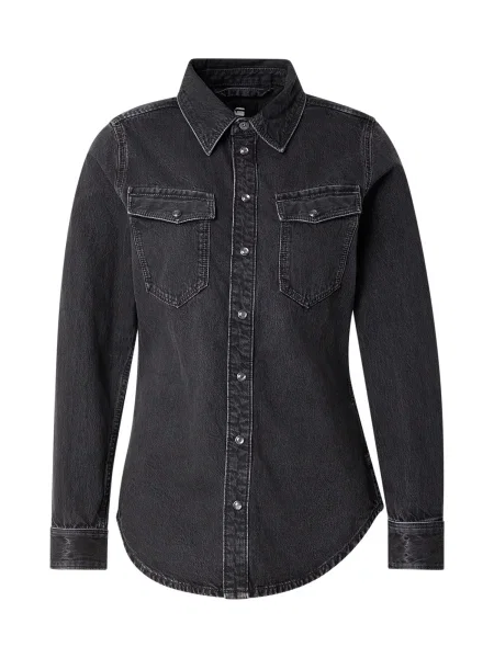 G-STAR Bluză denim negru