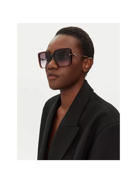 Солнцезащитные очки Trussardi коричневые