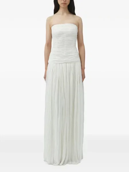 Rochie maxi Simkhai din jerseu alb