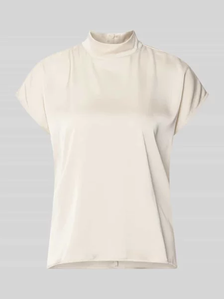Bluzka bez rękawów o kroju regular fit z czystej bawełny Jake*s Collection
