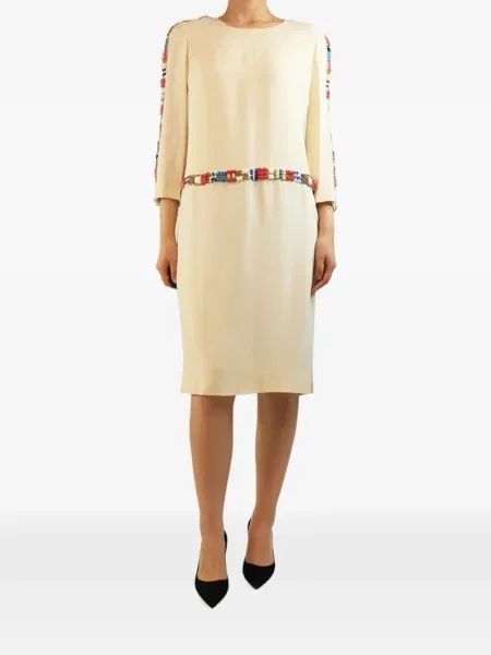 Rochie midi Tory Burch de mătase cu mărgele