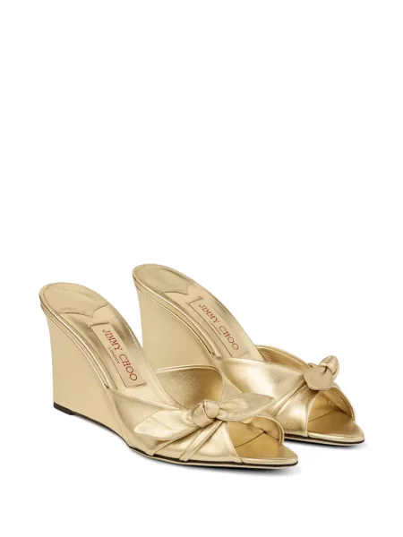 Sandale Jimmy Choo cu funde auriu
