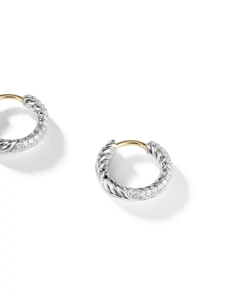 Náušnice David Yurman stříbrné