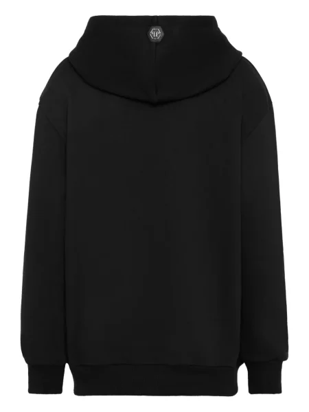 Hanorac cu glugă Philipp Plein teddy negru