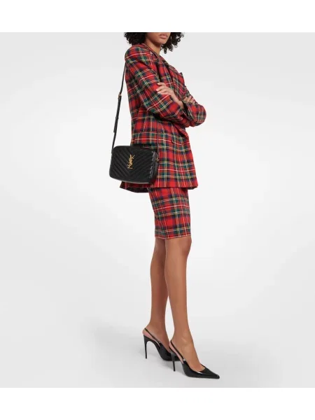 Geanta de piele Saint Laurent din piele negru