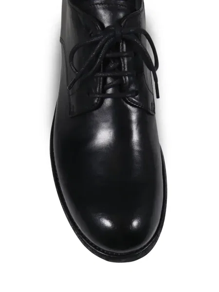 Pantofi derby Officine Creative cu șireturi din dantelă negru