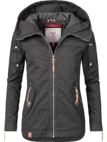 NAVAHOO Geacă de primăvară-toamnă Wekoo crem negru