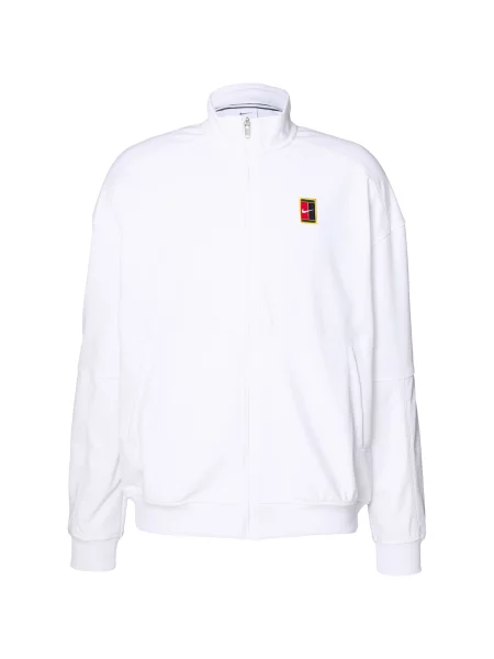 NIKE Sportski gornji dio trenirke Heritage mornarsko plava / žuta / crvena bijela