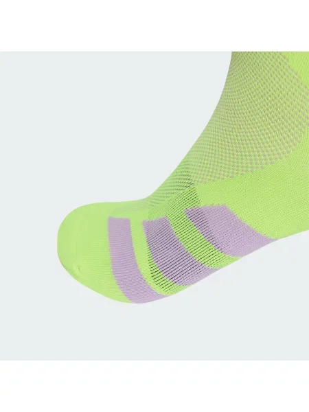 ADIDAS PERFORMANCE Športne nogavice Adizero neonsko rumena / majnica črna