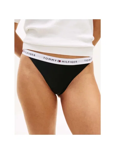 Chiloți tanga Tommy Hilfiger roz
