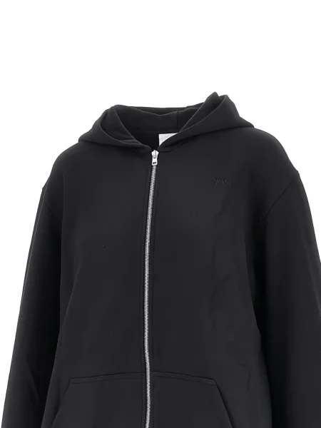 Hoodie 7 For All Mankind καμπάνα μαύρο