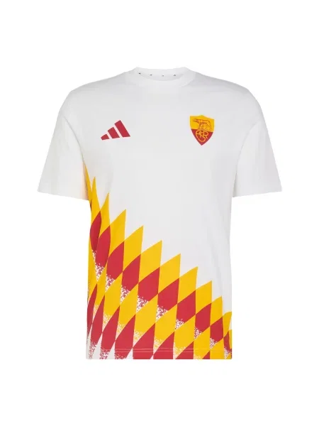 ADIDAS PERFORMANCE Funkční tričko AS Rom Seasonal žlutá / červená bílá