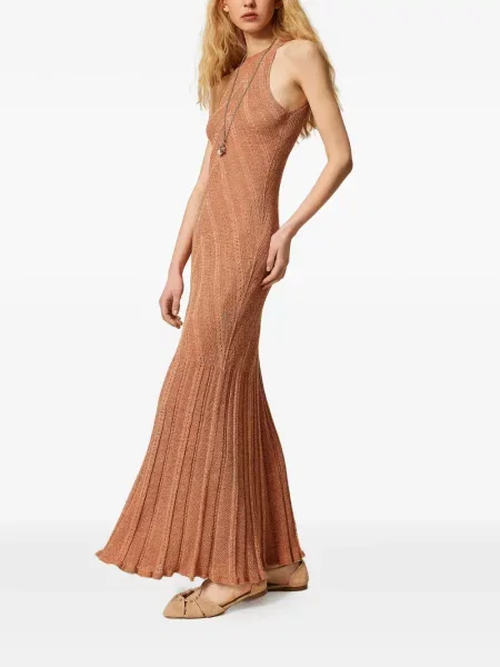 Rochie maxi Twinset roz