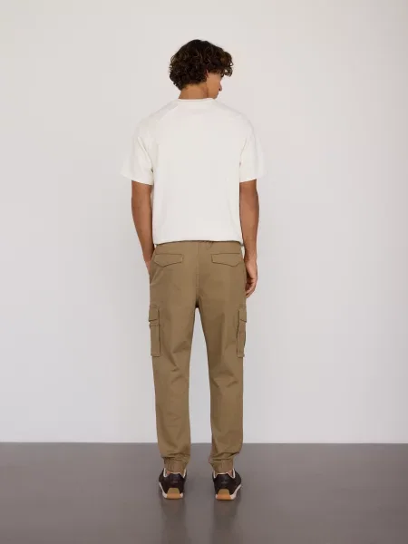 Брюки карго Reserved бежевые