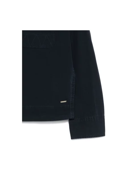 Kurtka jeansowa Woolrich niebieska