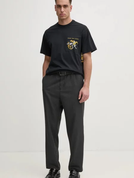 Футболка Versace Jeans Couture с принтом черная