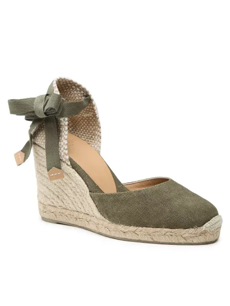 Espadrile Castañer zelena