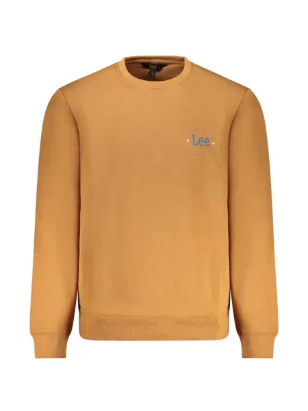 Pulover Lee cu broderie maro