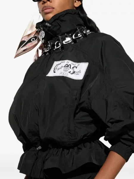 Șnur de strângere geacă Pucci negru