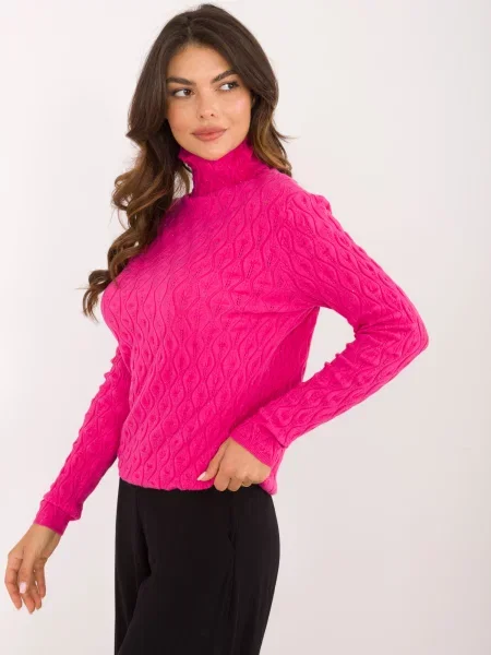 Pulover Wool Fashion Italia fucsie