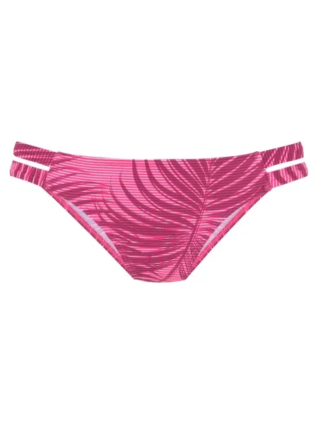 LASCANA ACTIVE Slip costum de baie roz / roz închis alb