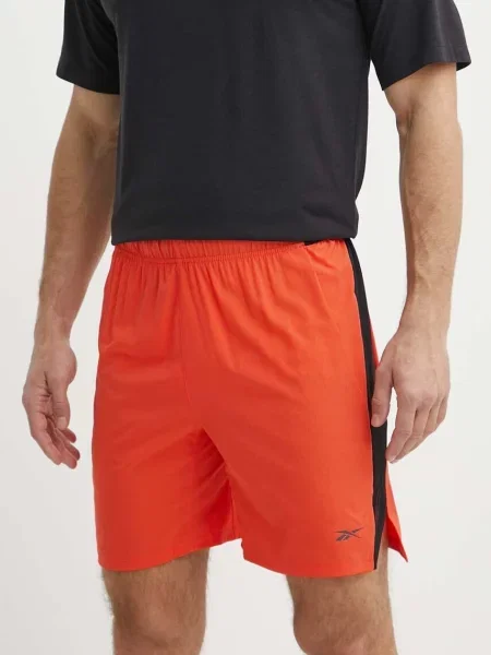 Reebok szorty do biegania Speed pomarańczowe