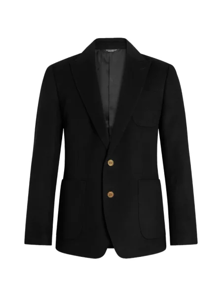 Geacă Dolce & Gabbana din cașmir negru