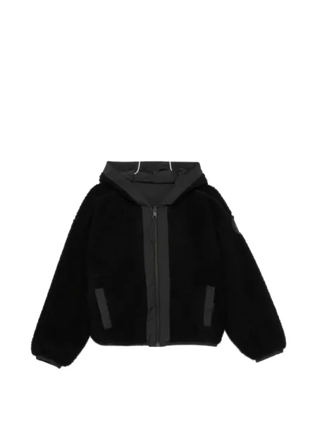 Reversibil geacă Canada Goose din fleece negru