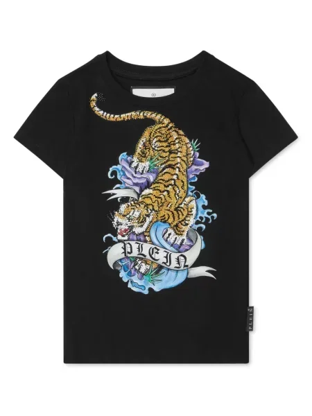 Koszulka dziecięca Philipp Plein czarna