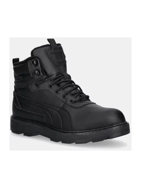 Botki Puma skórzane czarne