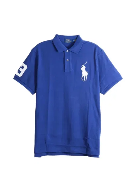 Tricou polo Polo Ralph Lauren cu autograf negru