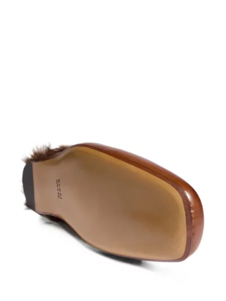 Papuci de casă Gucci maro