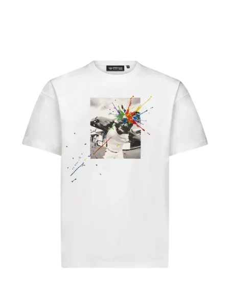 Tricou Mostly Heard Rarely Seen cu broderie alb
