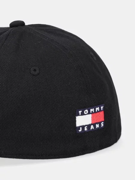 Tommy Jeans Sapkák kék / fenyő / fekete fehér