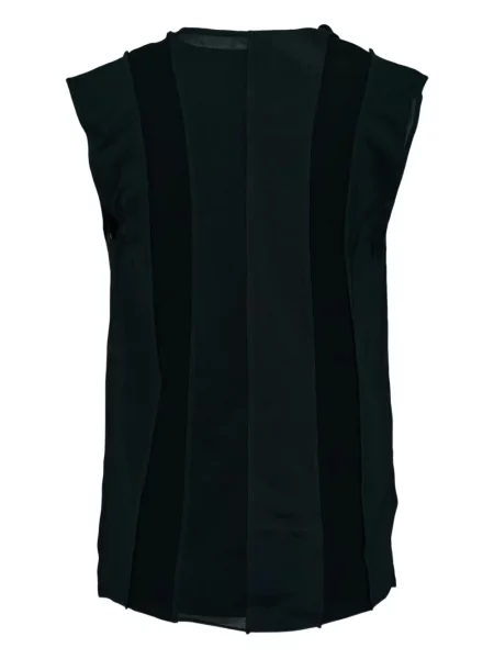 Top Jil Sander fără mâneci negru