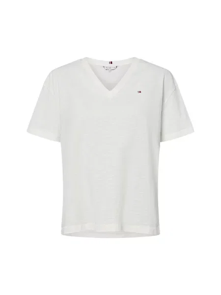 Tommy Hilfiger Koszulka Kobiety jednolity S biały
