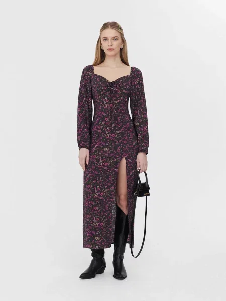 Макси платье Fashionista зеленое