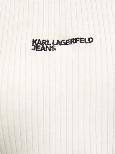 Топ Karl Lagerfeld Jeans бежевый