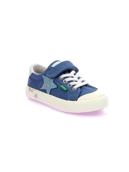 Trampki dziecięce Kickers Kickgoldi niebieskie