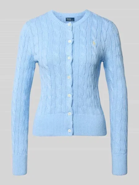 Polo Ralph Lauren kardigan COTTON-LSL-CRD niebieski