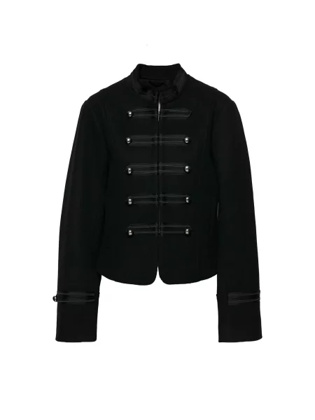 Pull&Bear Geacă de primăvară-toamnă negru