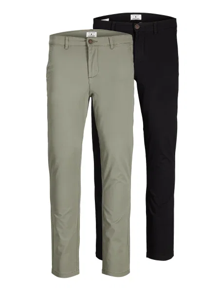 JACK & JONES Pantaloni eleganți Marco / oliv negru