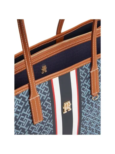 Pruhovaný batoh Tommy Hilfiger modrá