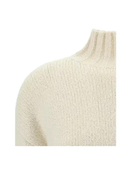 Sweter Jil Sander wełniany biały