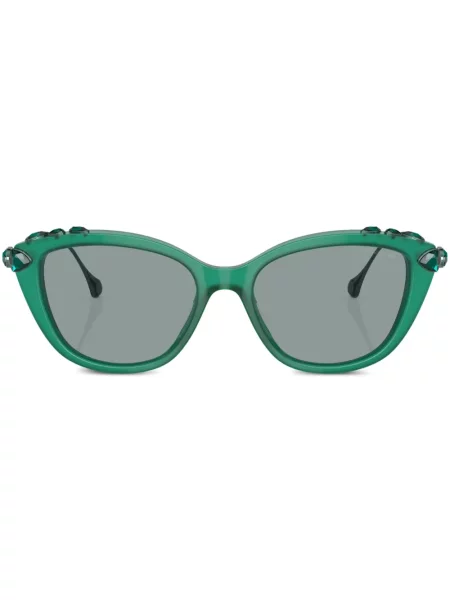 Ochelari de soare Swarovski de cristal verde