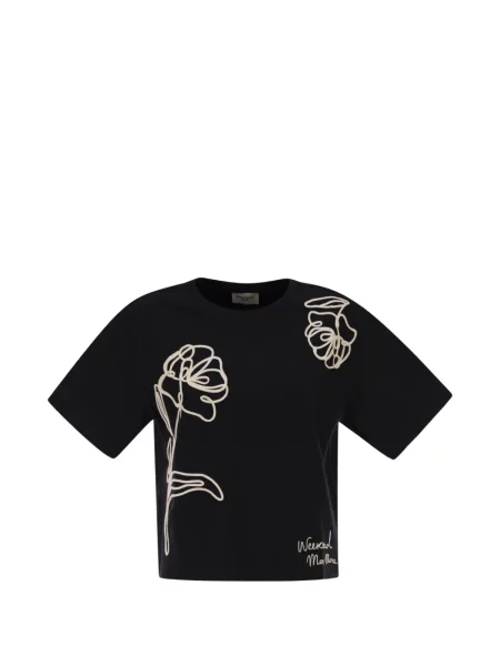 Tricou Weekend Max Mara cu imagine negru