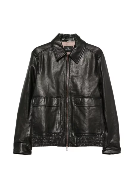 Geanta de piele Ps Paul Smith negru