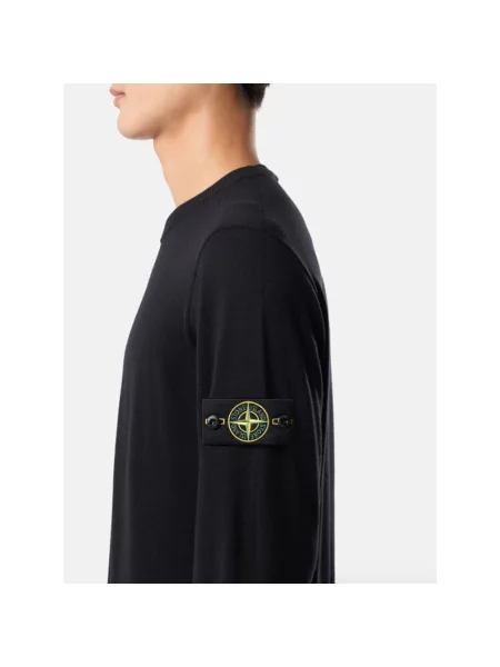 Sweter Stone Island z kamieniami czarny
