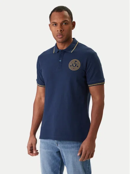 Versace Jeans Couture Tricou polo albastru