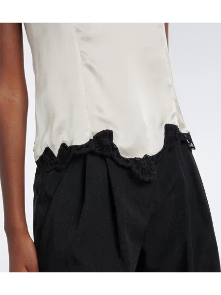 Maiou Isabel Marant din satin alb